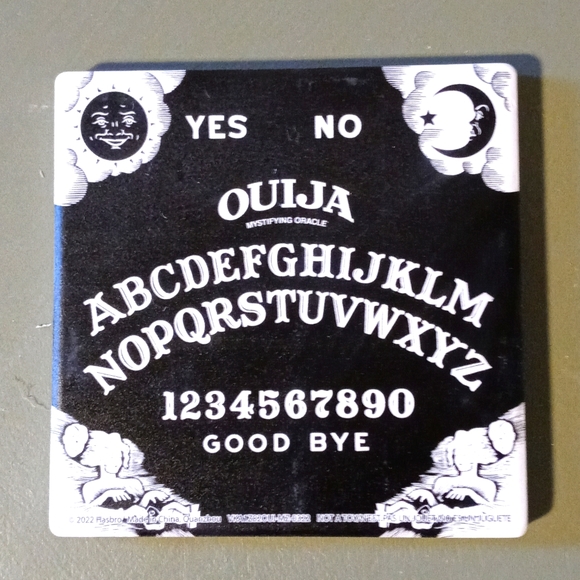 OUIJA Board Clay Coasters Halloween Entertaining Metaphysical Superstition NEW - Picture 3 of 5